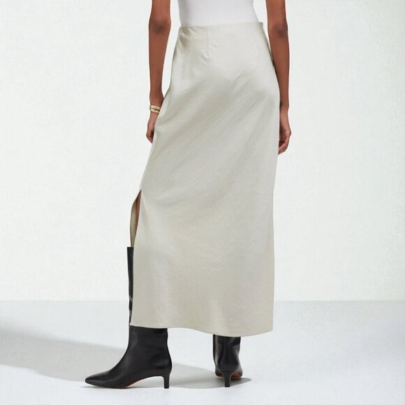 Madewell Satin Maxi Slip Skirt Size 14 - Picture 2 of 14